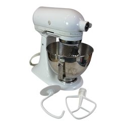 KitchenAid KSM90WW Ultra Power 4.5 Qt 10 Speed Tilt Stand Mixer White Countertop