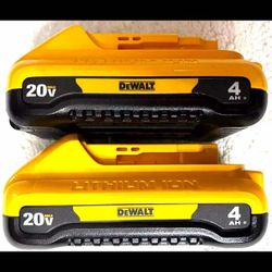 Dewalt New 4ah Battery 20v 2x $130 Nuevas 