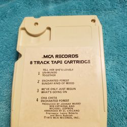 8-track tape cartridge of the album El Chicano by El Chicano. 