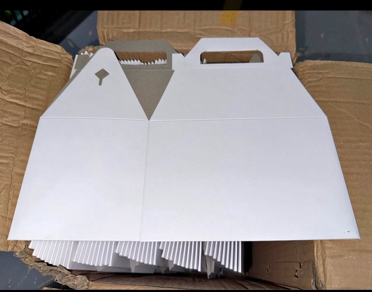 White Gable Boxes