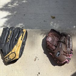 Adult Glove On The Left And Kids In The Right 