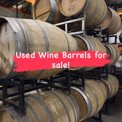 Used Wine Barrels