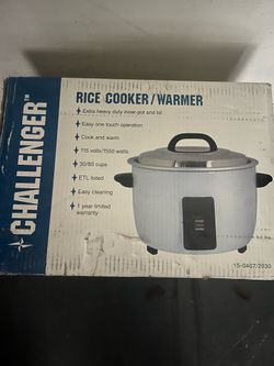 Rice cooker challenger  30/60 cup
