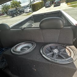 3 12” subwoofers