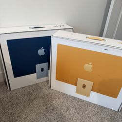 2 iMac Set Blue/gold