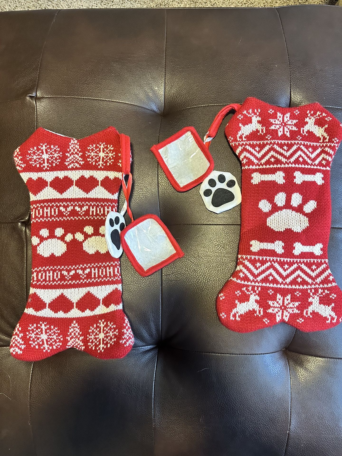 Dog Knit Dog Bone Stockings