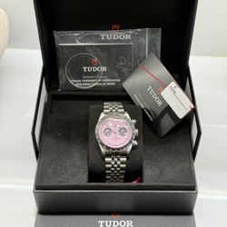 Tudor 79360N Black Bay Chronograph with Pink Dial 