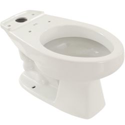 TOILET BOWL/ELONGATED 10"ROUGH-IN - COTTON