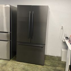 Bosch Matte Black French Door Refrigerator