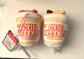 Cup Noodles Animal Plushies 