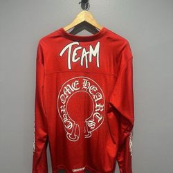 Chrome Hearts Matty Boy '99 Form' Red Mesh Longsleeve Jersey