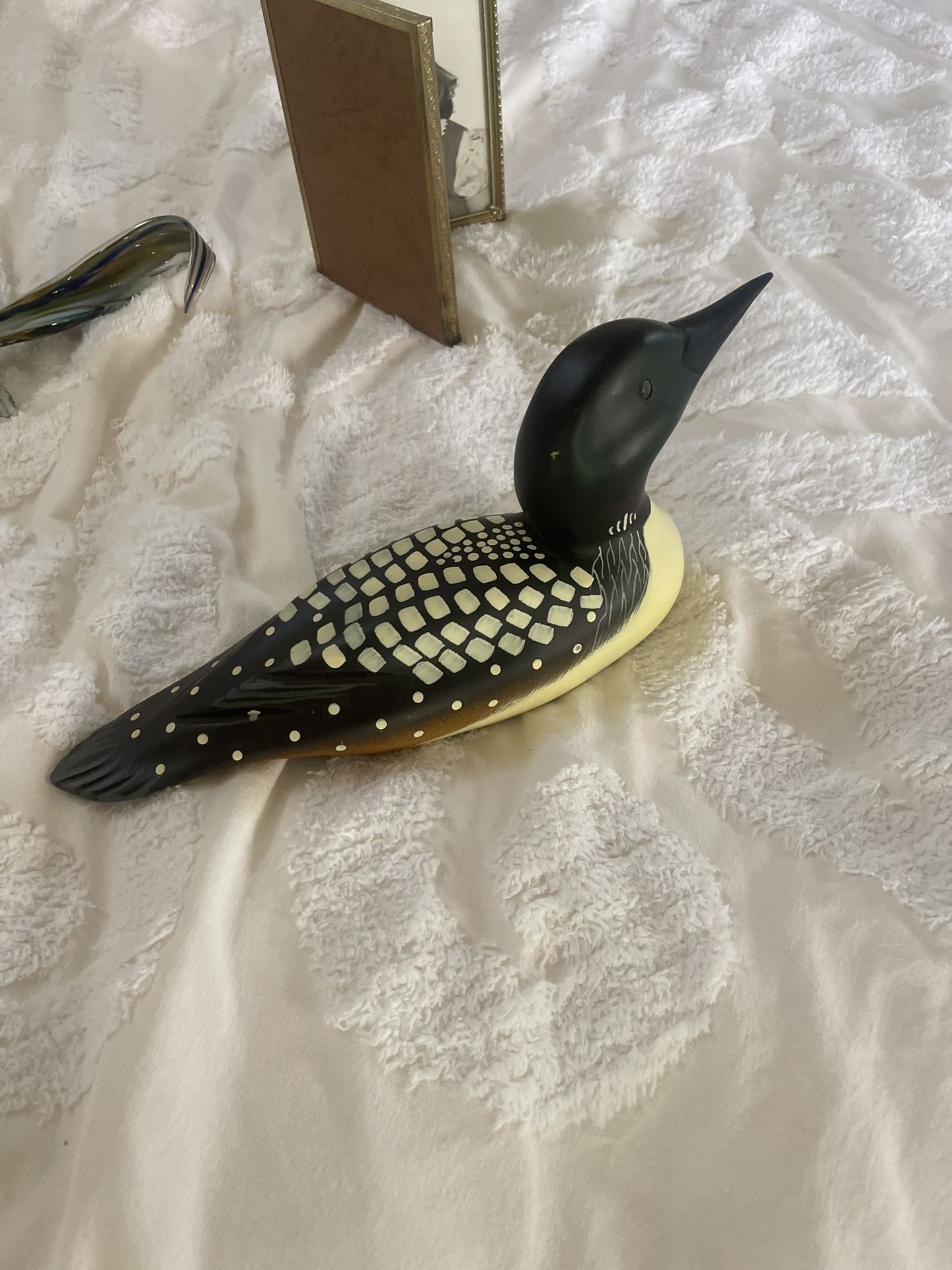 Richard’s Loon Wooden Decoy