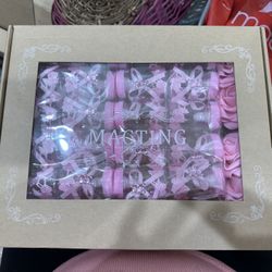 MACTING 4 Dozens 3.5 Inch Feeding Bottle Candy Box with 5 Pcs Artificial Flower Rose for Baby Shower Favor Gift Decoration (Pink)