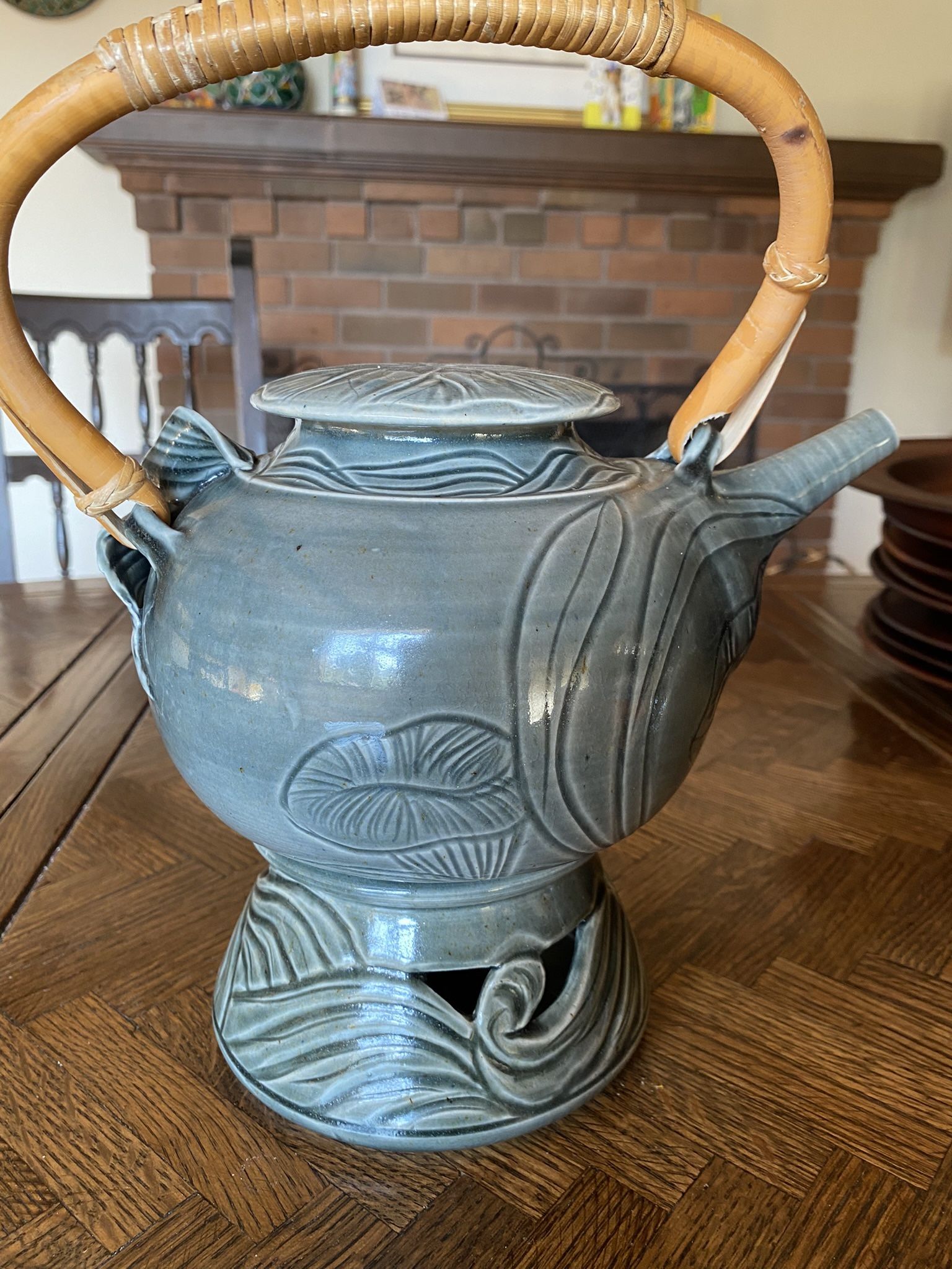 Handmade Tea Pot With Stand