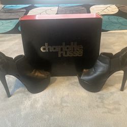 Charlotte Russe Women Shoes Black Size 6