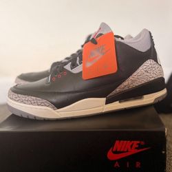 Air Jordan 3 Black Cement 