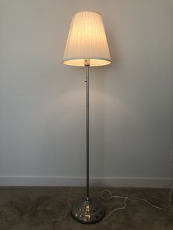 Silver Floor Lamp