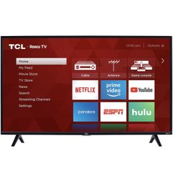 Like New TCL 40 In LED Roku TV