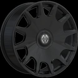 🔥 24X9 MASSIV 927 BLACK Wheels 🔥