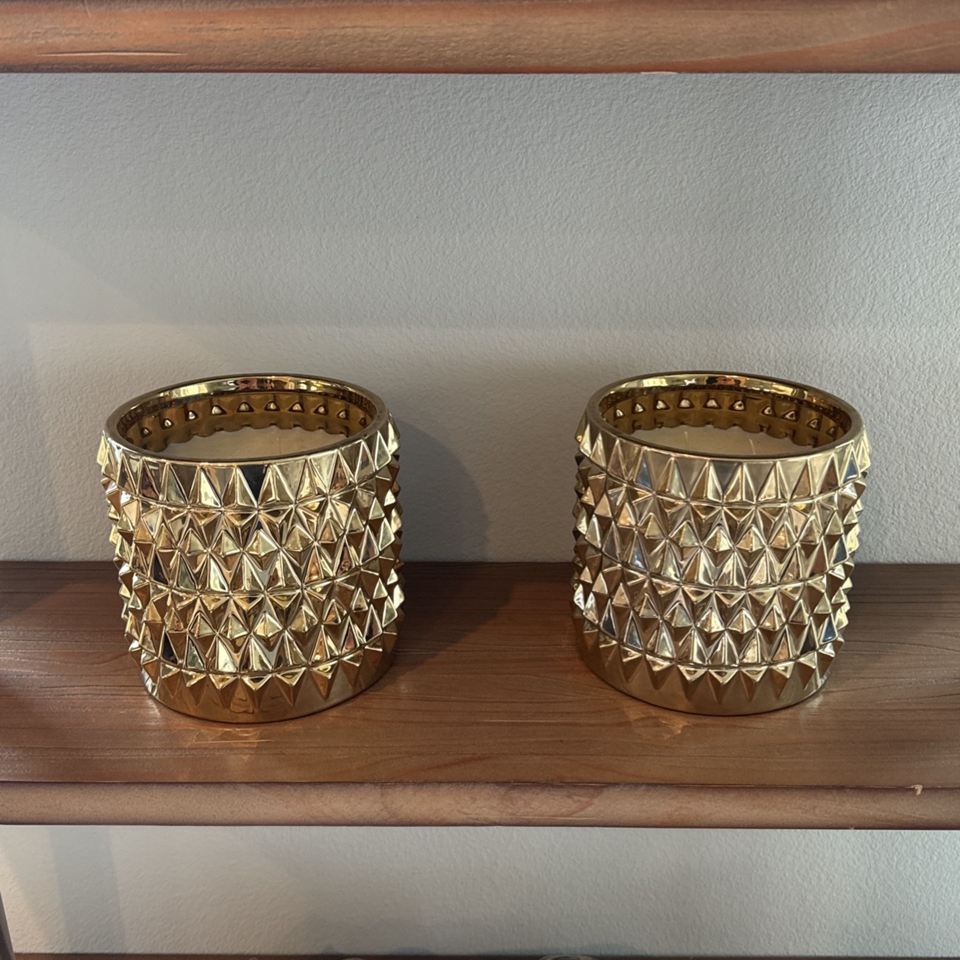 Two gold Candles