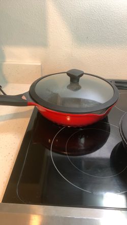Set of 2 vinchef deep frying pans