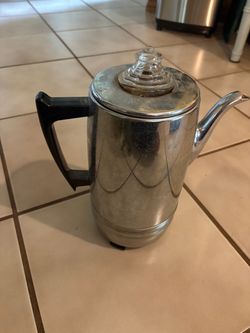 Vintage Stainless Steel Coffee Percolator