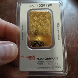 1 Oz. Gold Bar