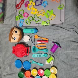 Playdough and accessories