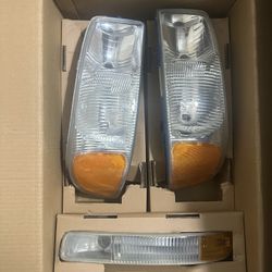 Gmc Sierra Headlights 99-06 