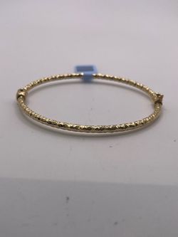 14kt hollow bangle