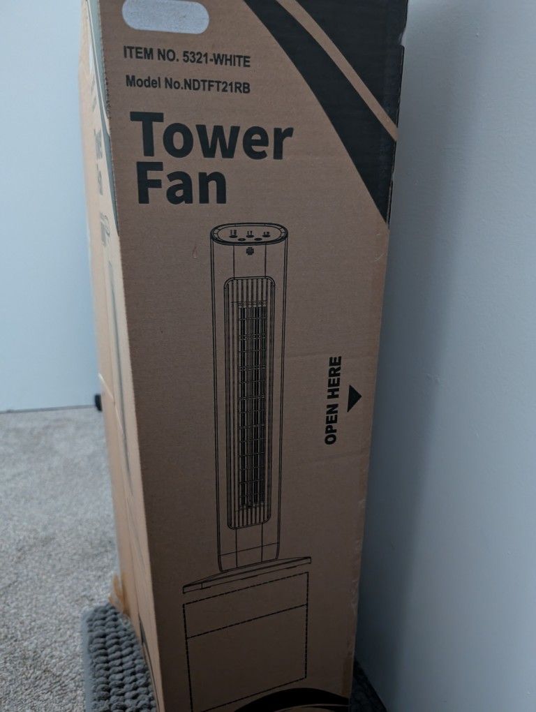 Brand New Tower Fan with remote - NE Philly