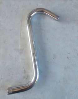 New ProPlus S Shaped Shower Arm 10", Chrome Plated Brass