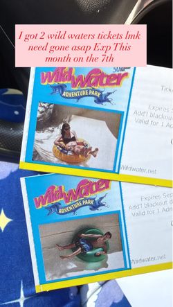 Wild water tickets