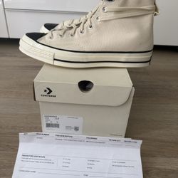 converse all star 70 hi fear of god natural size 9.5 new