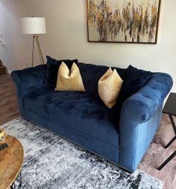 Navy Couch (Apartment Sofa)