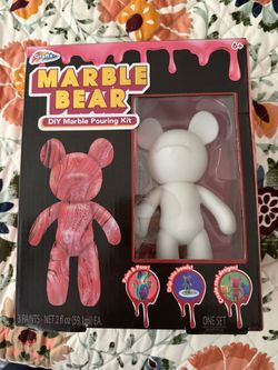 new marble bear diy marble pouring kit