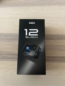 GoPro HERO12 Black (Brand New / Unopened) 5K Action Cam, Camera Action