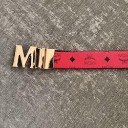 Red MCM Belt 