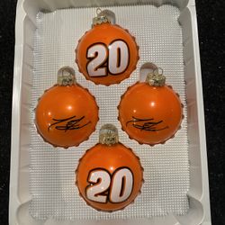 Vintage NASCAR Tony Stewart #20 4 Ornaments