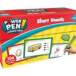 Power Pen Learning Cards: Short Vowels Grades K+
