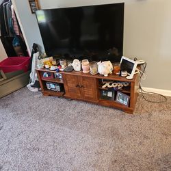 Crazy HEAVY DUTY Hutch- TV Stand. One Of A Kind. 4 Generations Passed Down 