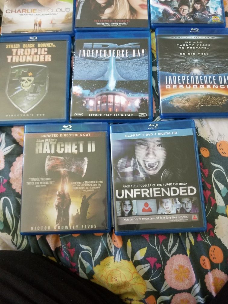 All kinds of blurays for sale