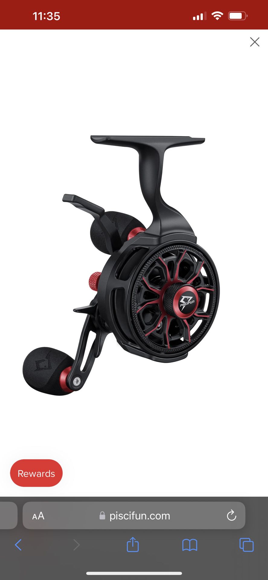 PISCIFUN ICX CARBON ICE FISHING REEL ON SALE for Sale in Miami, FL - OfferUp