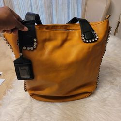 NWT Black Rivet Bag