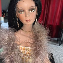 Paradise Galleries Doll w/Stand, 18”