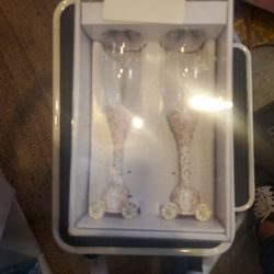 Quincenera Champagne Glasses