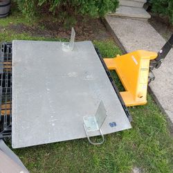 pallet jack and 48 x36 ramp