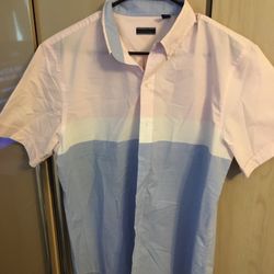 Men Short Sleeve Button Up