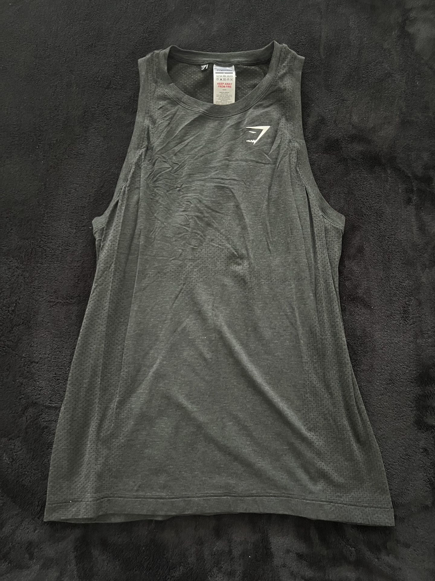 Gymshark Vital Seamless 2.0 Tank Top (Black)