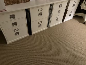 POTTERY BARN BEDFORD WHITE DESK SET
